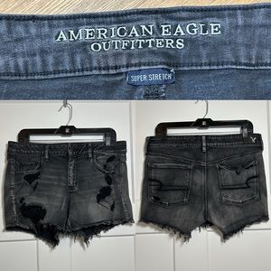 Size 14 jean shorts, American Eagle cutoff shorts